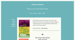 Desktop Screenshot of jeremycameron.co.uk